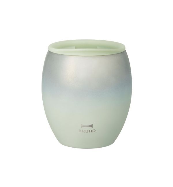 BRUNO「蓋つきセラミックコートタンブラー」|グラス・マグカップ|グリーン