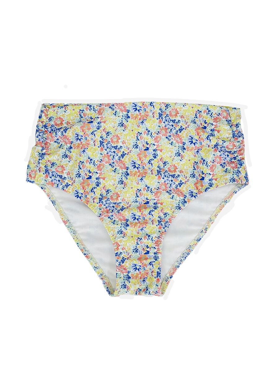 PEAK&PINE「小花柄シャーリングバンドゥビキニ」|ビキニ|