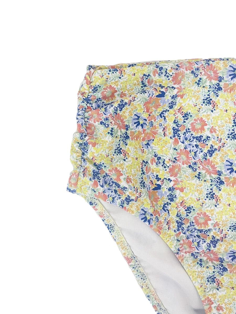 PEAK&PINE「小花柄シャーリングバンドゥビキニ」|ビキニ|