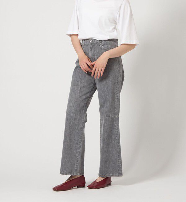 ODETTE E ODILE「オブリークスクエアトゥフラット15&darr;&uarr;」|パンプス|