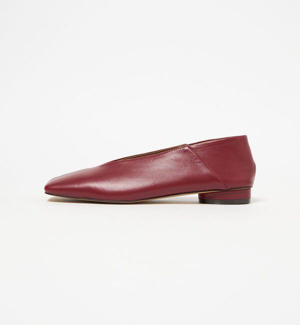 ODETTE E ODILE「オブリークスクエアトゥフラット15&darr;&uarr;」|パンプス|