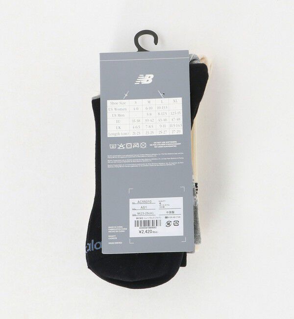 ODETTE E ODILE「＜New Balance＞ AC55010 ロゴ3P AS1 セット」|ソックス|