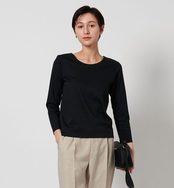 UNITED ARROWS「C DOUBLE クルーネック カットソー」|Tシャツ・カットソー|