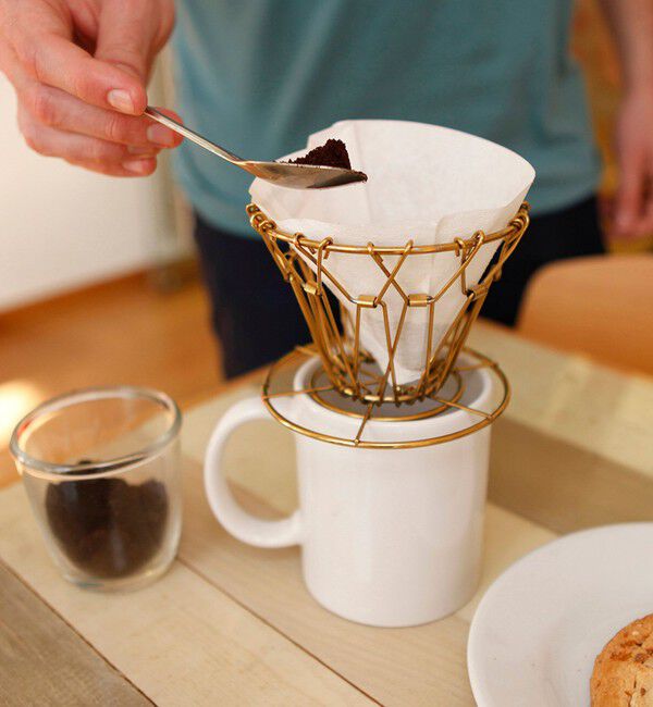 Style for Living「＜KIKKERLAND＞コーヒー ドリッパー」|食器・キッチングッズ|GOLD