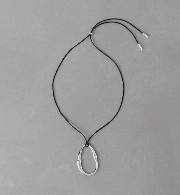 UNITED ARROWS「OGN/OVL  コードネックレス」|ネックレス|SILVER