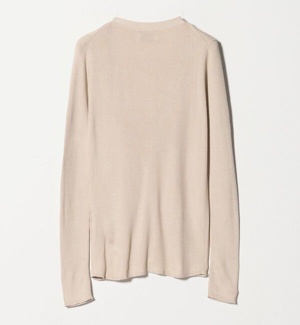 UNITED ARROWS「シルクリブ Vネック カーディガン」|カーディガン|