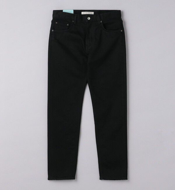 UNITED ARROWS「カイハラ スリムテーパード ブラック  デニム」|デニム|