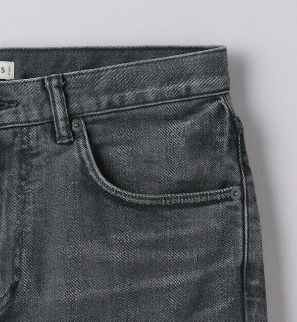 UNITED ARROWS「カイハラ スリムテーパード ブラック  デニム」|デニム|