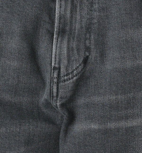 UNITED ARROWS「カイハラ スリムテーパード ブラック  デニム」|デニム|