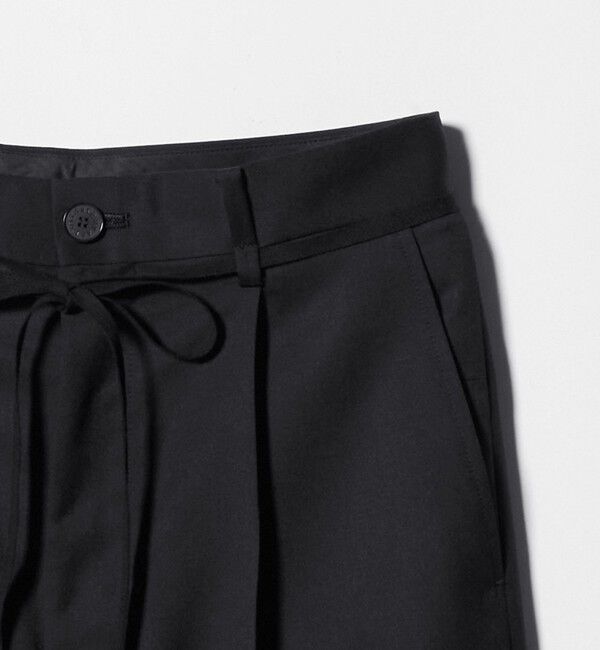 ASTRAET「＜ASTRAET＞タック ドローコード ワイドパンツ」|スラックス|