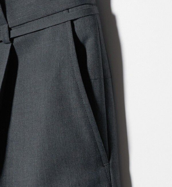 ASTRAET「＜ASTRAET＞タック ドローコード ワイドパンツ」|スラックス|