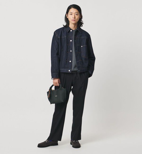 UNITED ARROWS「＜hALON＞ストライプ ニット トートバッグS」|トートバッグ|