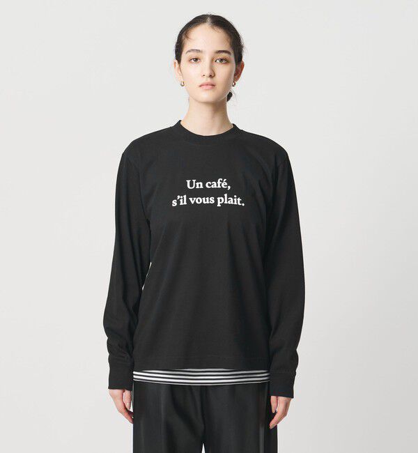 UNITED ARROWS「＜Les Petits Basics＞UN CAFE ロングスリーブ Tシャツ」|Tシャツ・カットソー|