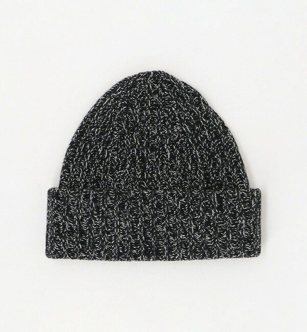 UNITED ARROWS「ミックス ニットキャップ」|ニット帽|BLACK