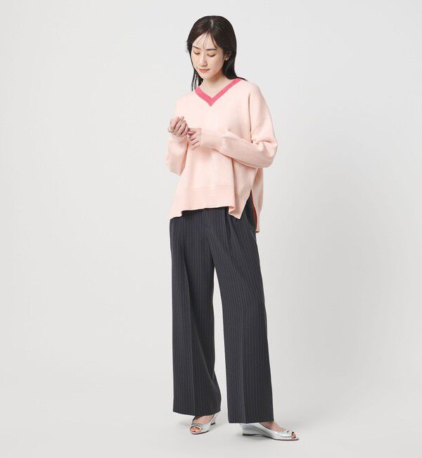 UNITED ARROWS「コンフォート スマート Vネックニット ‐ウォッシャブル‐」|ニット・セーター|