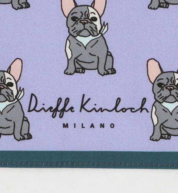 UNITED ARROWS「＜Dieffe Kinloch＞FRENCH BULLDOG/ハンカチ」|ハンカチ|