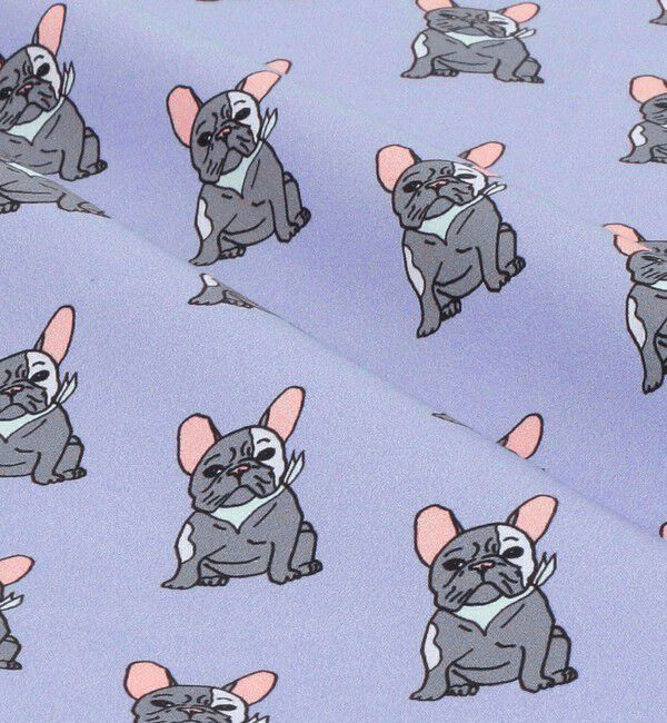 UNITED ARROWS「＜Dieffe Kinloch＞FRENCH BULLDOG/ハンカチ」|ハンカチ|