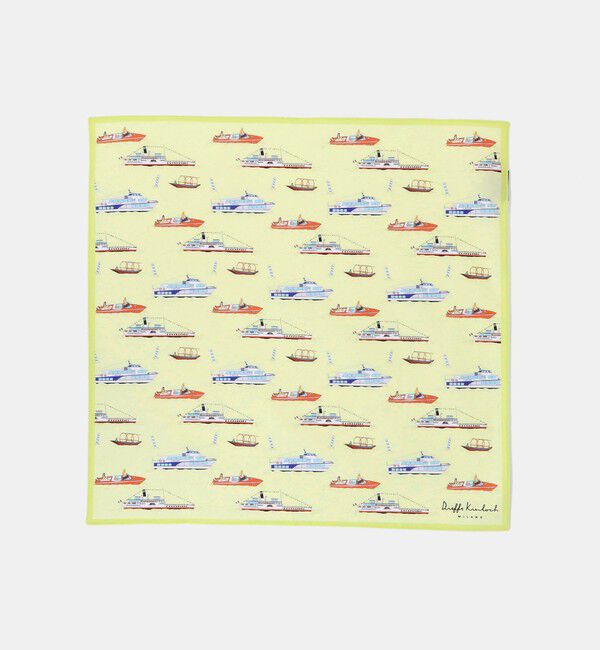 UNITED ARROWS「＜Dieffe Kinloch＞Boats ハンカチ」|ハンカチ|