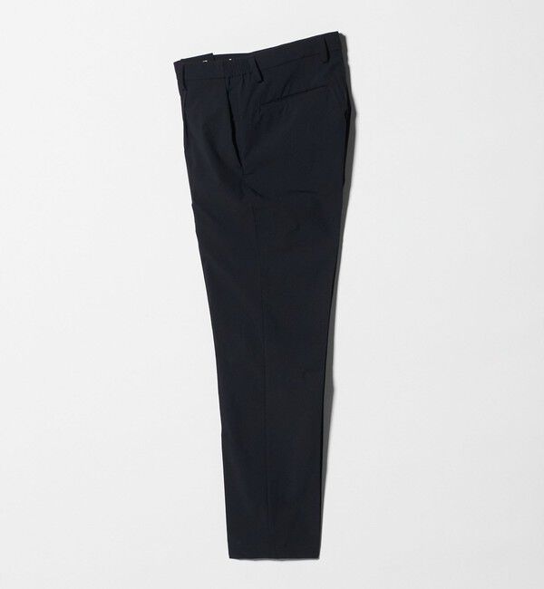 UNITED ARROWS「ウェザーコンフォート タフタ サイドシャーリング  スラックス 撥水 ストレッチ」|スラックス|NAVY