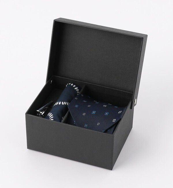 UNITED ARROWS green label relaxing「ネクタイ ハンカチ ネクタイピン 3点セット ギフトボックス」|ネクタイ・蝶ネクタイ|