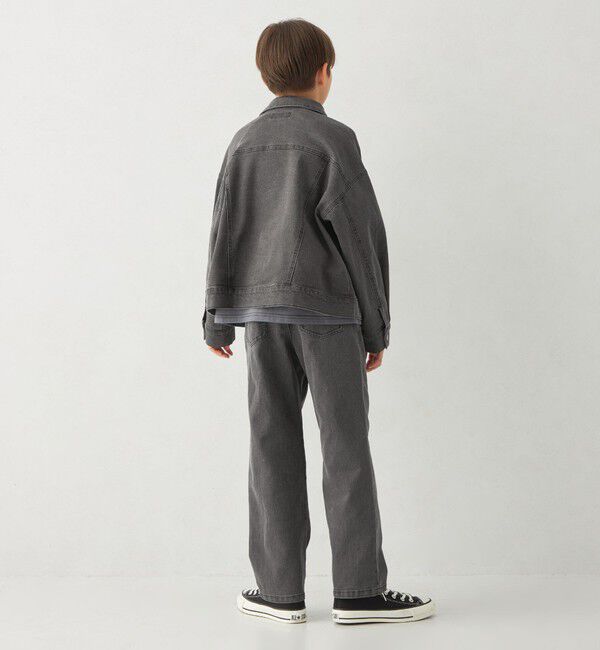 UNITED ARROWS green label relaxing「ストレッチデニム ストレートパンツ / キッズ  100cm-160cm - ストレッチ -」|デニム|