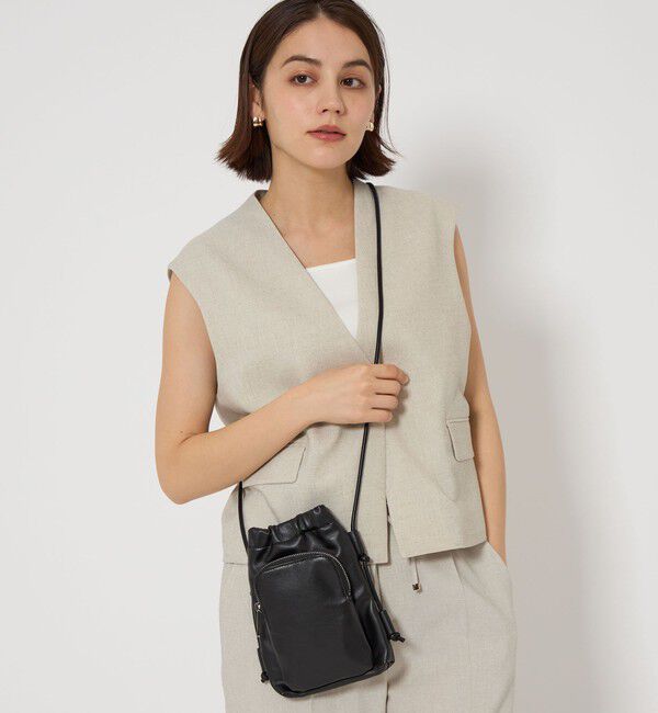 UNITED ARROWS green label relaxing「ソフト モバイル&times;ウォレット ポシェット / スマホショルダー」|ショルダー・メッセンジャー|