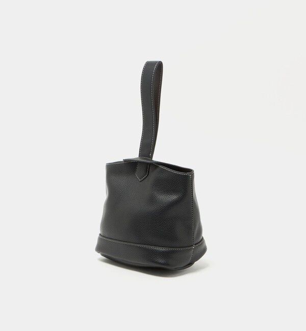 UNITED ARROWS green label relaxing「シボ レザーライク ハンドバッグ」|ハンドバッグ|