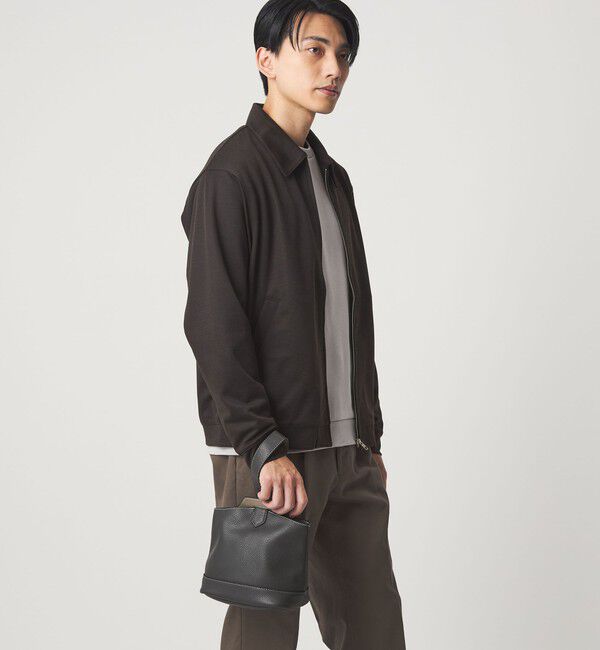 UNITED ARROWS green label relaxing「シボ レザーライク ハンドバッグ」|ハンドバッグ|