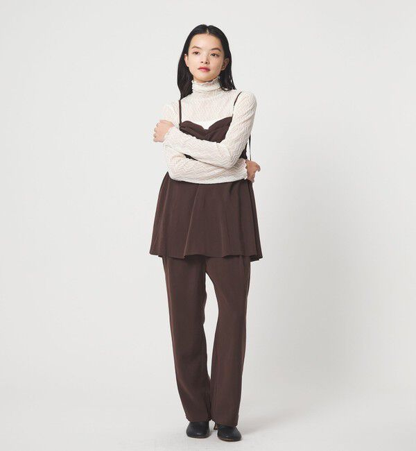 EMMEL REFINES「＜EMMEL REFINES＞EM レイヤード キャミ サロペット」|オールインワン|