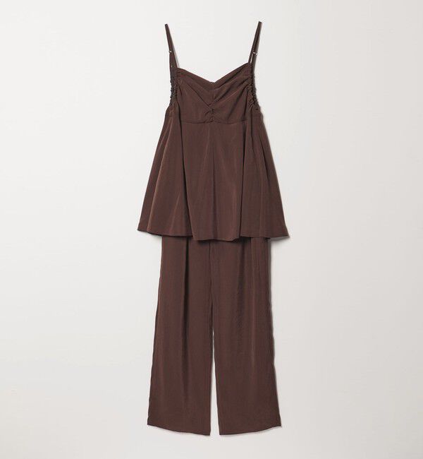 EMMEL REFINES「＜EMMEL REFINES＞EM レイヤード キャミ サロペット」|オールインワン|