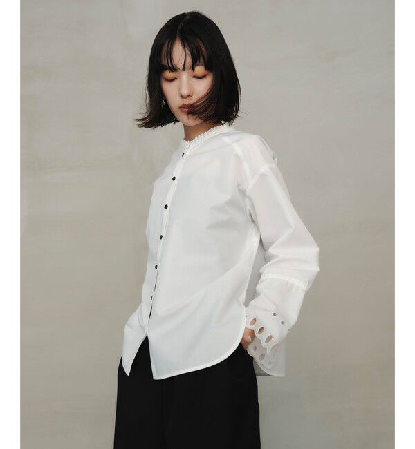 EMMEL REFINES「＜EMMEL REFINES＞EM ソデスカラシシュウ シャツ」|シャツ・ブラウス|