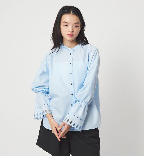 EMMEL REFINES「＜EMMEL REFINES＞EM ソデスカラシシュウ シャツ」|シャツ・ブラウス|