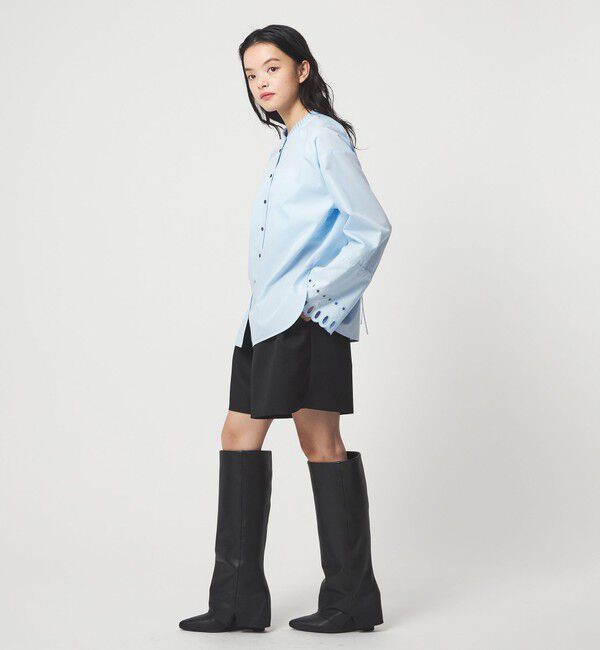 EMMEL REFINES「＜EMMEL REFINES＞EM ソデスカラシシュウ シャツ」|シャツ・ブラウス|