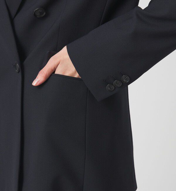 UNITED ARROWS green label relaxing「［size SHORTあり］カチリラ ダブル ジャケット  ウォッシャブル ストレッチ」|テーラードジャケット|