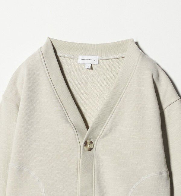 UNITED ARROWS green label relaxing「裏毛 Vネック カーディガン / キッズ  100cm-160cm」|カーディガン|