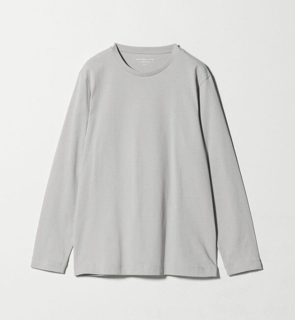 UNITED ARROWS green label relaxing「LONG FIBER COTTON クリア クルーネック 長袖 Tシャツ」|Tシャツ・カットソー|