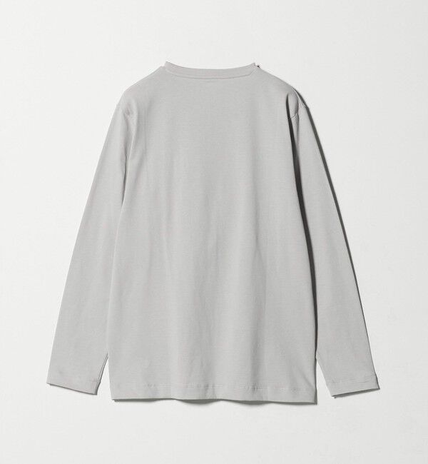 UNITED ARROWS green label relaxing「LONG FIBER COTTON クリア クルーネック 長袖 Tシャツ」|Tシャツ・カットソー|