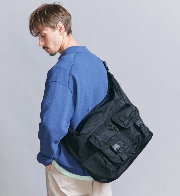 BEAUTY&YOUTH UNITED ARROWS「【別注】＜BAICYCLON＞ ナイロン マルチポケット ショルダーバッグ」|ショルダー・メッセンジャー|BLACK