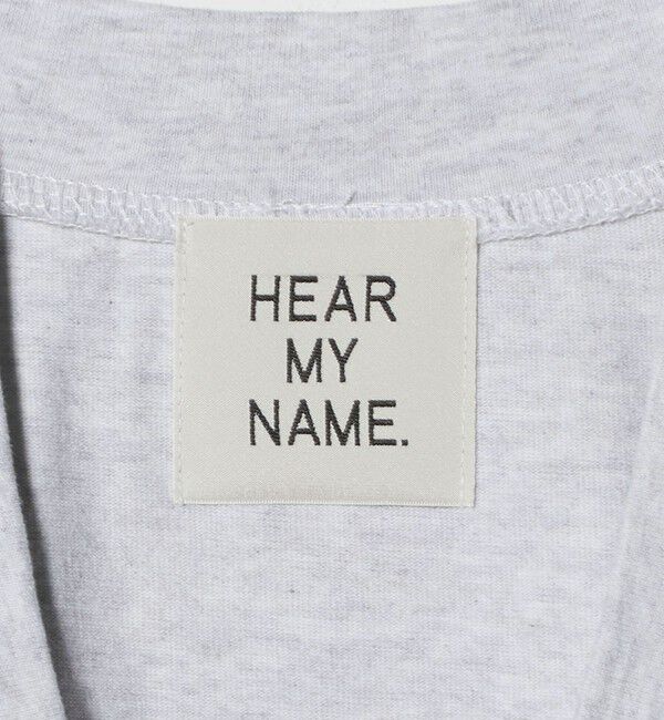 BEAUTY&YOUTH UNITED ARROWS「【別注】＜HEAR MY NAME＞ロゴ スウェットカーディガン グレー」|カーディガン|