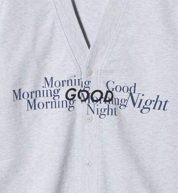 BEAUTY&YOUTH UNITED ARROWS「【別注】＜HEAR MY NAME＞ロゴ スウェットカーディガン グレー」|カーディガン|