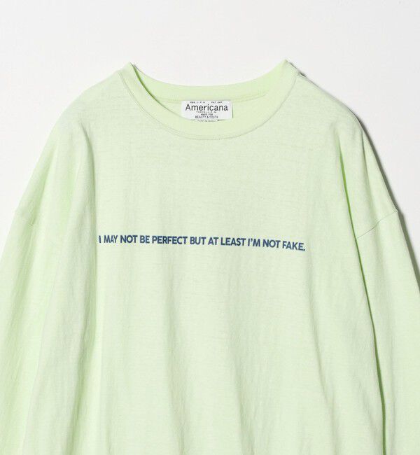 BEAUTY&YOUTH UNITED ARROWS「【別注】＜Americana＞プリント ロングスリーブTシャツ」|Tシャツ・カットソー|