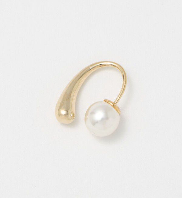 BEAUTY&YOUTH UNITED ARROWS「パールモチーフバック フック ピアス」|ピアス|