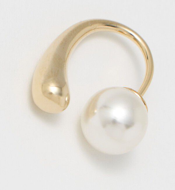 BEAUTY&YOUTH UNITED ARROWS「パールモチーフバック フック ピアス」|ピアス|