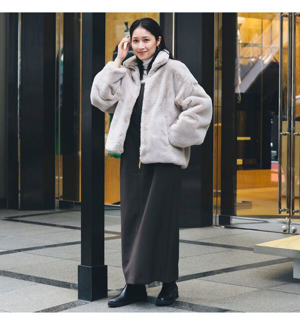 Demi-Luxe BEAMS 「TATRAS / BARBRA ボア ブルゾン」|ブルゾン・スタジャン|