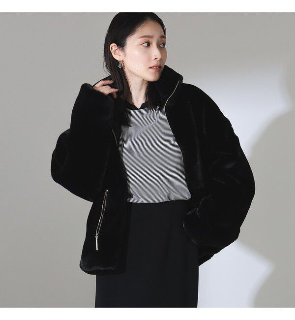 Demi-Luxe BEAMS 「TATRAS / BARBRA ボア ブルゾン」|ブルゾン・スタジャン|