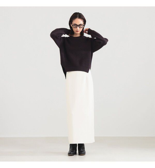 Demi-Luxe BEAMS 「【別注】BATONER / カシミヤフォックス クルーネック ニット」|ニット・セーター|