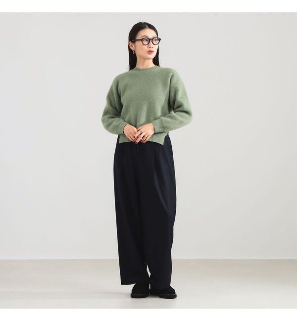 Demi-Luxe BEAMS 「【別注】BATONER / カシミヤフォックス クルーネック ニット」|ニット・セーター|