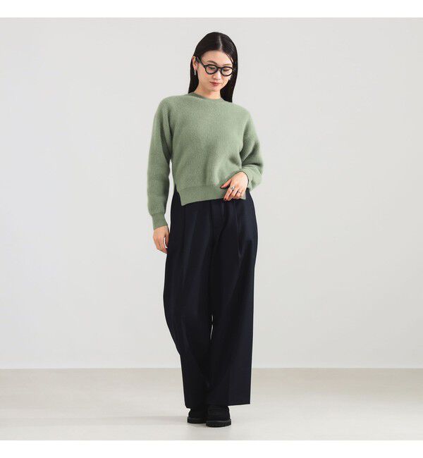 Demi-Luxe BEAMS 「【別注】BATONER / カシミヤフォックス クルーネック ニット」|ニット・セーター|