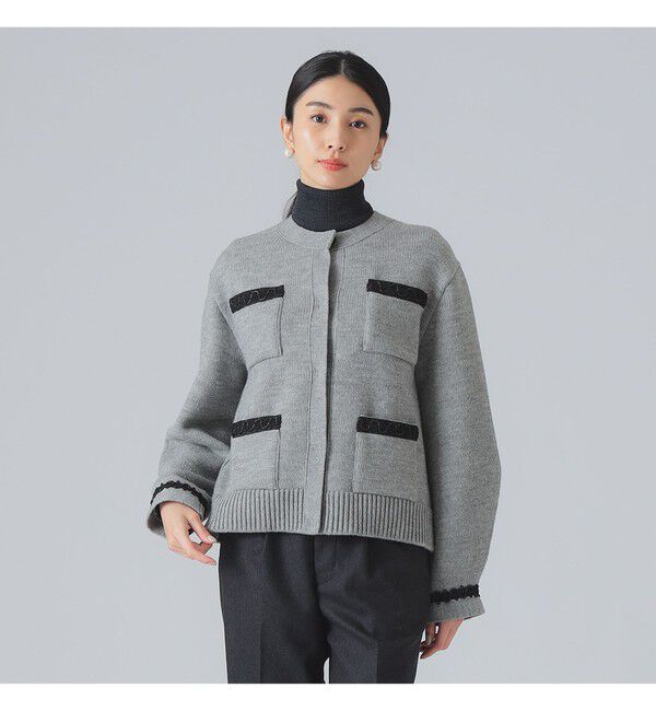 Demi-Luxe BEAMS 「3G ウール ジャケット カーディガン」|ニット・セーター|