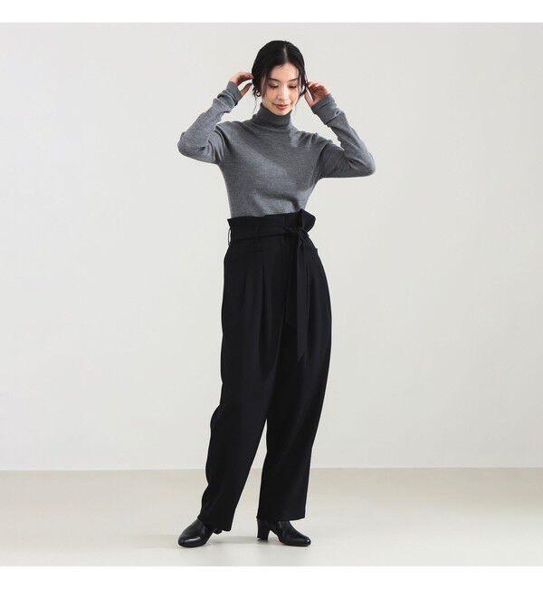 Demi-Luxe BEAMS 「ベルテッド カルゼ パンツ」|チノ|